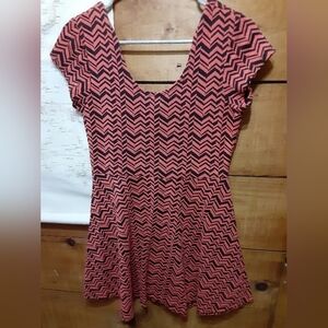 Chevron Patterned Women's Top